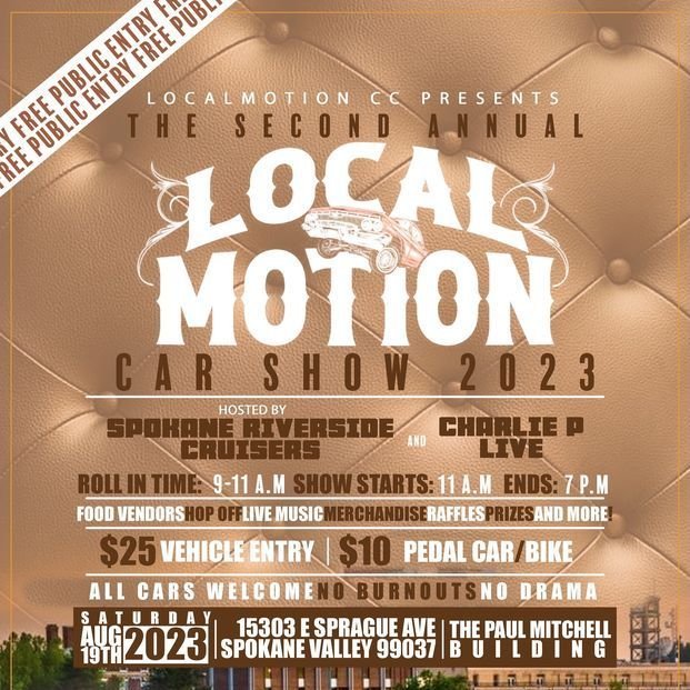 August 19 2023 – The Second Annual Local Motion Car Show 2023