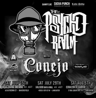 August 5th 2023 – The Psycho Realm with Conejo and Mr. Suga Boom Boom