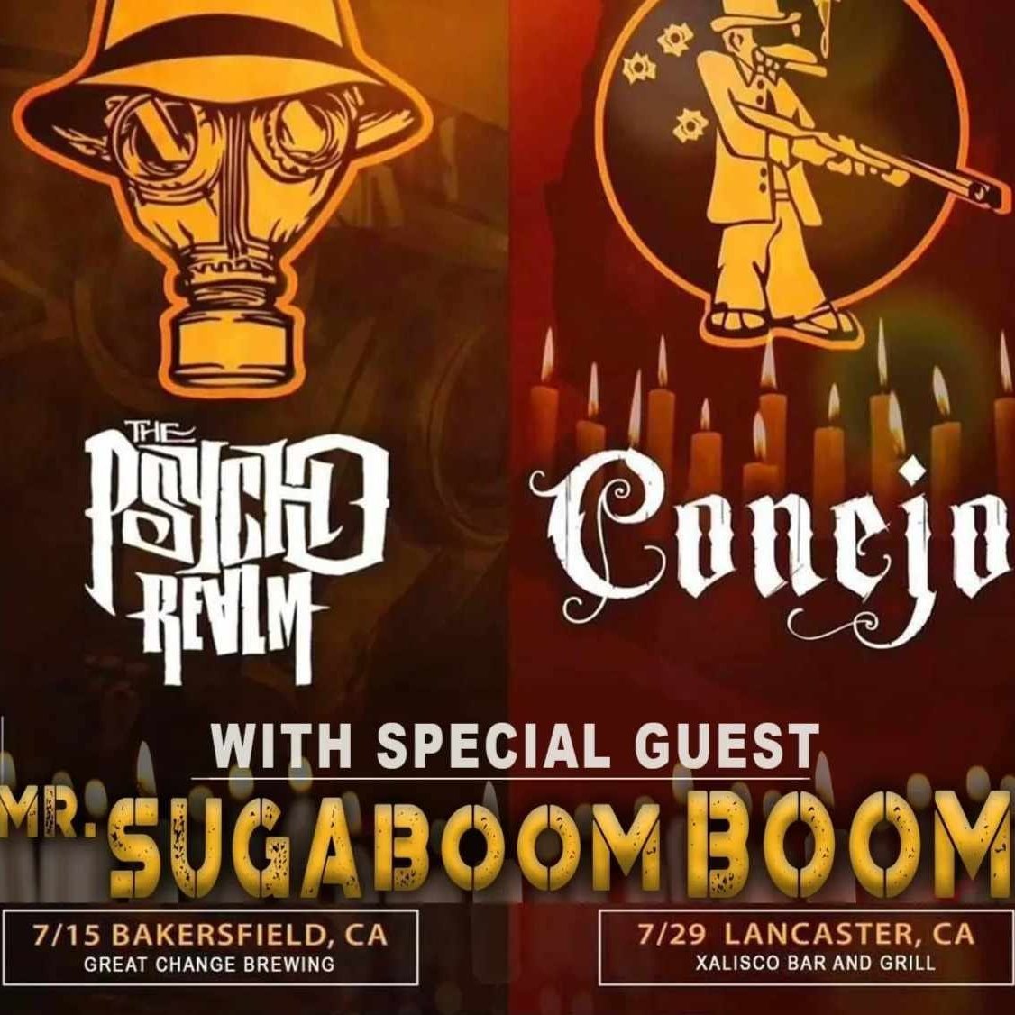 July 29th 2023 – The Psycho Realm with Conejo and Mr. Suga Boom Boom