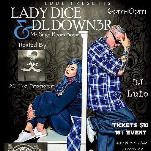 February 24 2018 – Las Vegas, Nevada (Ladydice & Mr. “Suga Boom Boom” I Don’t Know Tour)